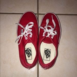 Red Vans